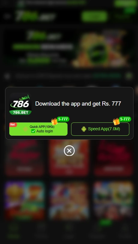 Download the 786Bet game and earn real money.