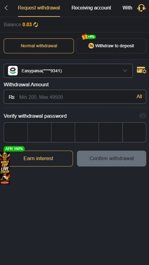 How to withdraw money in six game full guide.