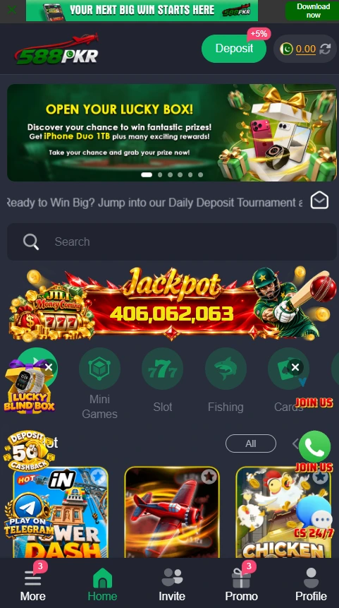 588PKR game official screenshot image.