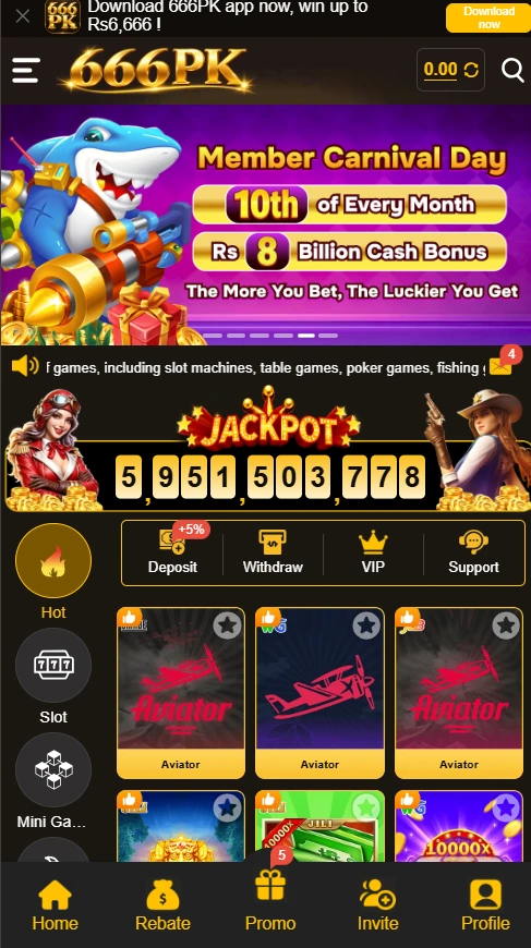 666PK real earnin game screenshot image.