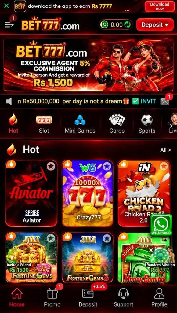 BET777 Game official screenshot image.