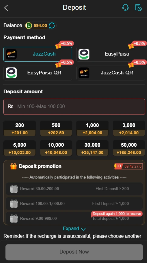 C777 Game deposit guide.