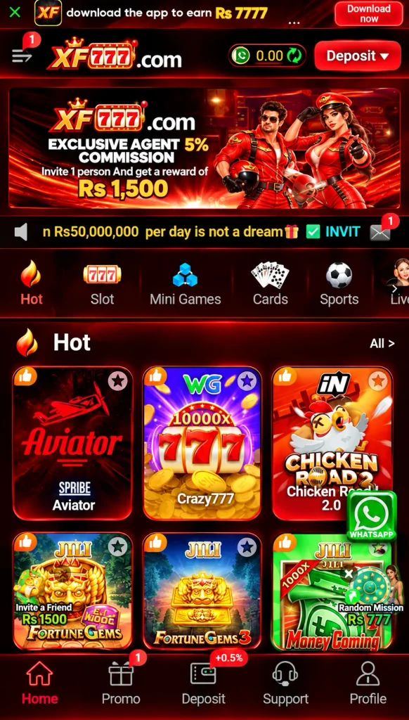 How to earn real money on the XF777 Game screenshot image guide.